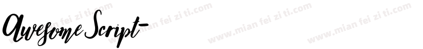 Awesome Script字体转换